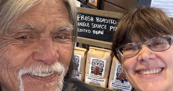 Michelle Cladusbid, with her husband Tony Cladusbid own Beaver Tales Coffee in Coupeville.
