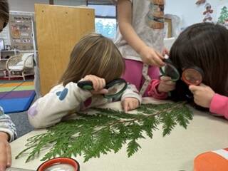 (Photo provided). Mrs. Parker’s TTK class engaged in hands-on activities in the classroom.